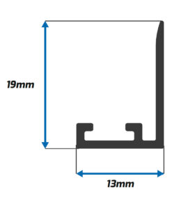 Ángulo Batiente 3/4 para Puerta Pesada