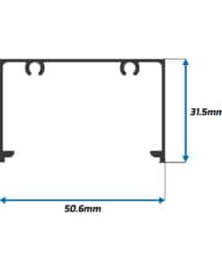 Bolsa Lisa para Ventana Fija de 2"