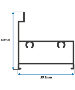 Contramarco Ventana para Ventana de Proyección