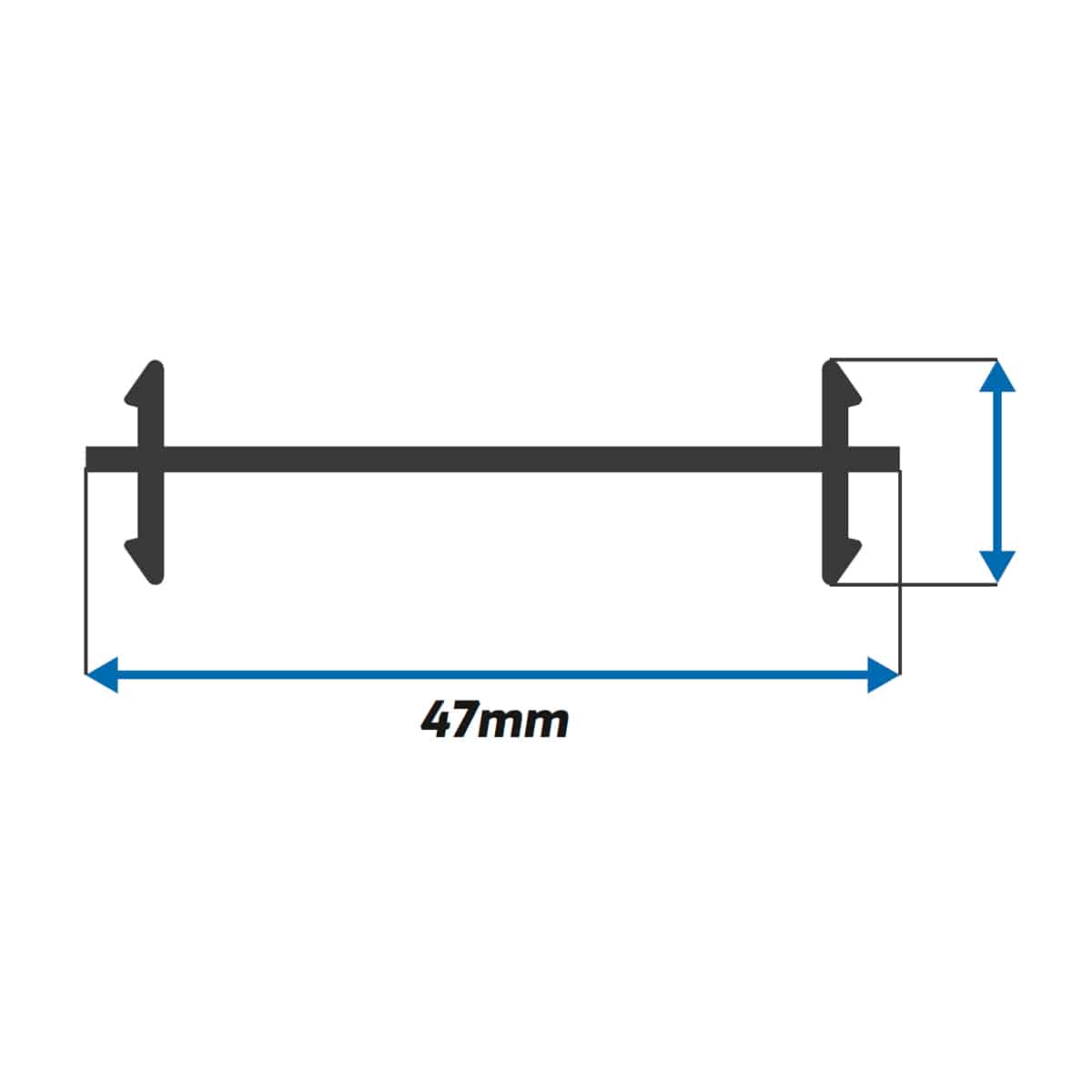 Moldura Unión para Ventana Fija de 2"
